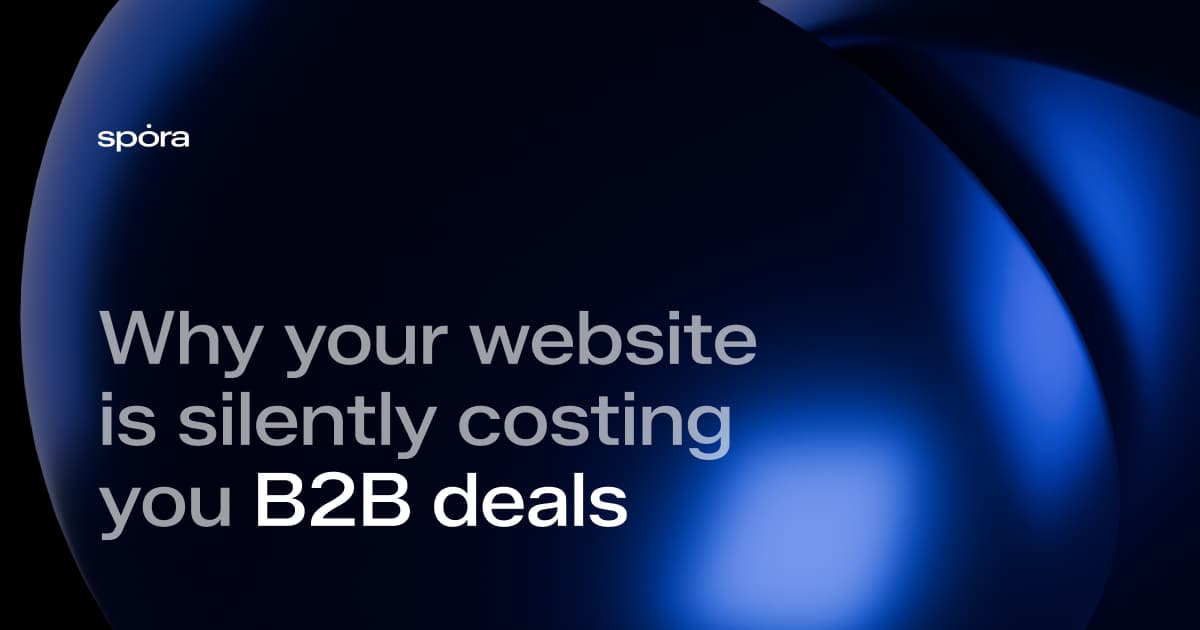 Why your website is silently costing you B2B deals